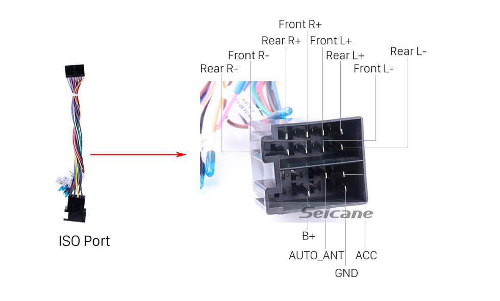 Seicane 6.2 pouces Android 9.0 pour système de navigation GPS radio universel avec support Bluetooth HD à écran tactile Carplay Mirror Link