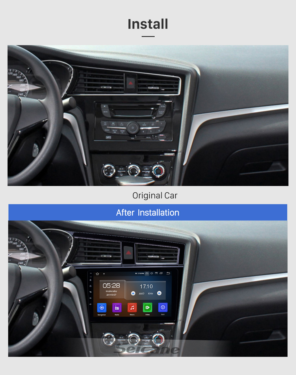 Seicane OEM 9 дюймов Android 9.0 для 2017-2019 Venucia D60 Bluetooth HD с сенсорным экраном GPS навигация Радио Carplay с поддержкой 1080P TPMS Seicane OEM 9 дюймов Android 9.0 для 2017-2019 Venucia D60 Bluetooth HD с сенсорным экраном GPS навигация Радио Carplay с поддержкой 1080P TPMS