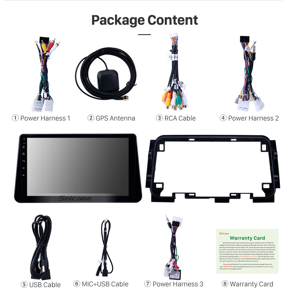 Seicane 10,1 Zoll Android 9.0 Radio für 2017-2019 Nissan Kicks mit Bluetooth HD Touchscreen GPS-Navigation Carplay-Unterstützung Digital-TV Seicane 10,1 Zoll Android 9.0 Radio für 2017-2019 Nissan Kicks mit Bluetooth HD Touchscreen GPS-Navigation Carplay-Unterstützung Digital-TV