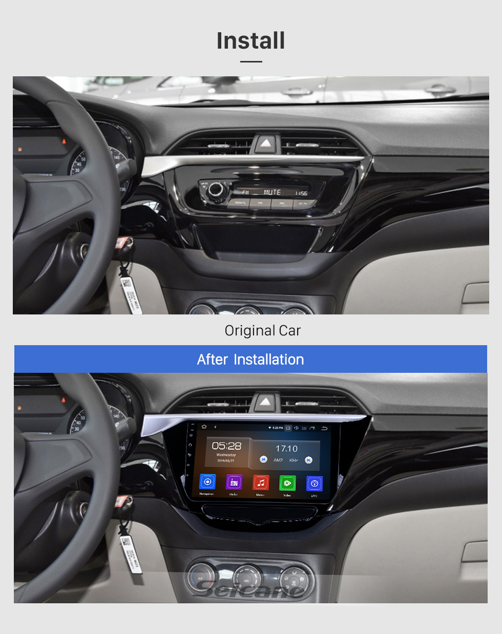 Seicane OEM 9 pouces Android 9.0 pour 2018-2019 Buick Excelle Bluetooth HD à écran tactile GPS Navigation Radio support Carplay 1080 P vidéo TPMS Seicane OEM 9 pouces Android 9.0 pour 2018-2019 Buick Excelle Bluetooth HD à écran tactile GPS Navigation Radio support Carplay 1080 P vidéo TPMS