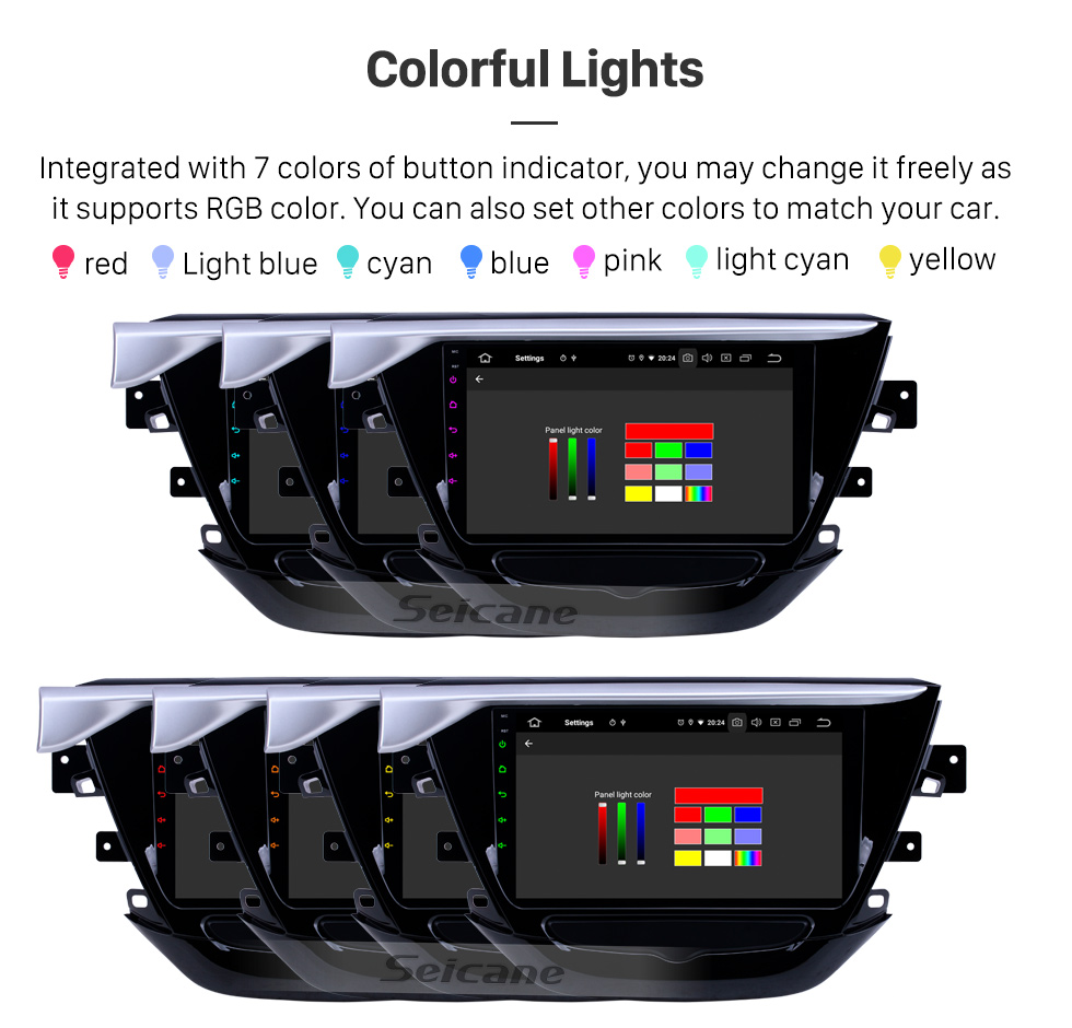 Seicane OEM 9 pouces Android 9.0 pour 2018-2019 Buick Excelle Bluetooth HD à écran tactile GPS Navigation Radio support Carplay 1080 P vidéo TPMS Seicane OEM 9 pouces Android 9.0 pour 2018-2019 Buick Excelle Bluetooth HD à écran tactile GPS Navigation Radio support Carplay 1080 P vidéo TPMS