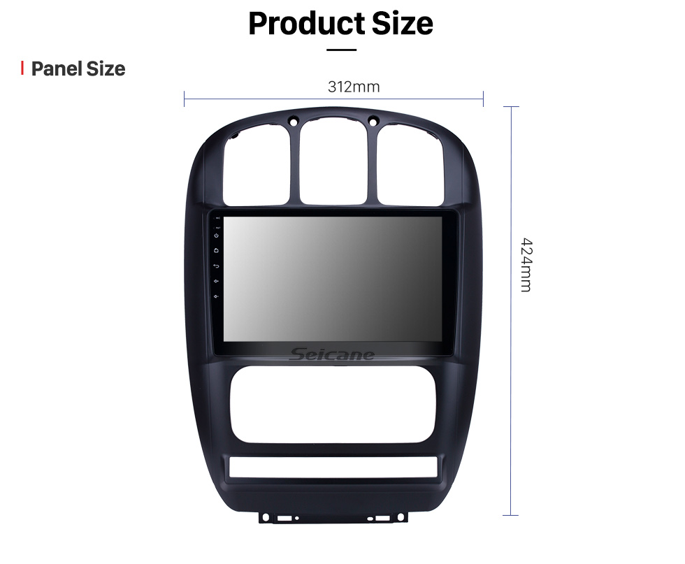 Seicane 10,1-дюймовый GPS-навигатор для Android 8.1 для 2006-2012 Chrysler Pacifica с сенсорным экраном HD Поддержка Bluetooth Carplay Резервная камера Seicane 10,1-дюймовый GPS-навигатор для Android 8.1 для 2006-2012 Chrysler Pacifica с сенсорным экраном HD Поддержка Bluetooth Carplay Резервная камера
