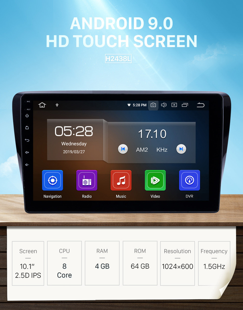 Seicane Radio de navegación GPS Android 9.0 de 10.1 pulgadas para Venucia M50V 2017-2019 con pantalla táctil HD Carplay Bluetooth compatible con OBD2 Seicane Radio de navegación GPS Android 9.0 de 10.1 pulgadas para Venucia M50V 2017-2019 con pantalla táctil HD Carplay Bluetooth compatible con OBD2