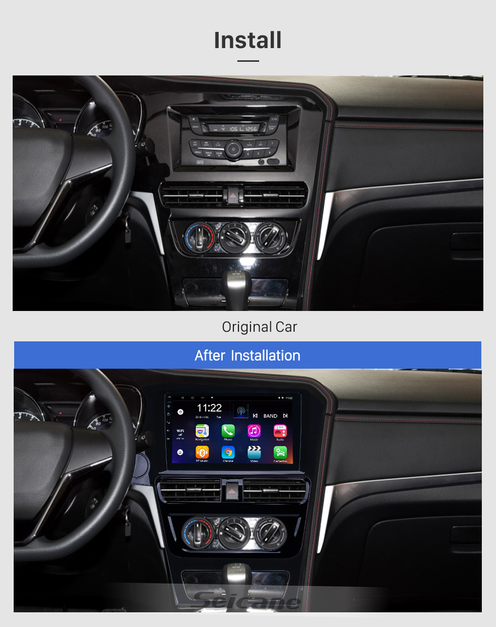 Seicane Android 8.1 10.1 polegadas HD Touchscreen GPS Rádio de Navegação para 2018-2019 Venucia T70 Versão Baixa com suporte Bluetooth Carplay DVR Seicane Android 8.1 10.1 polegadas HD Touchscreen GPS Rádio de Navegação para 2018-2019 Venucia T70 Versão Baixa com suporte Bluetooth Carplay DVR