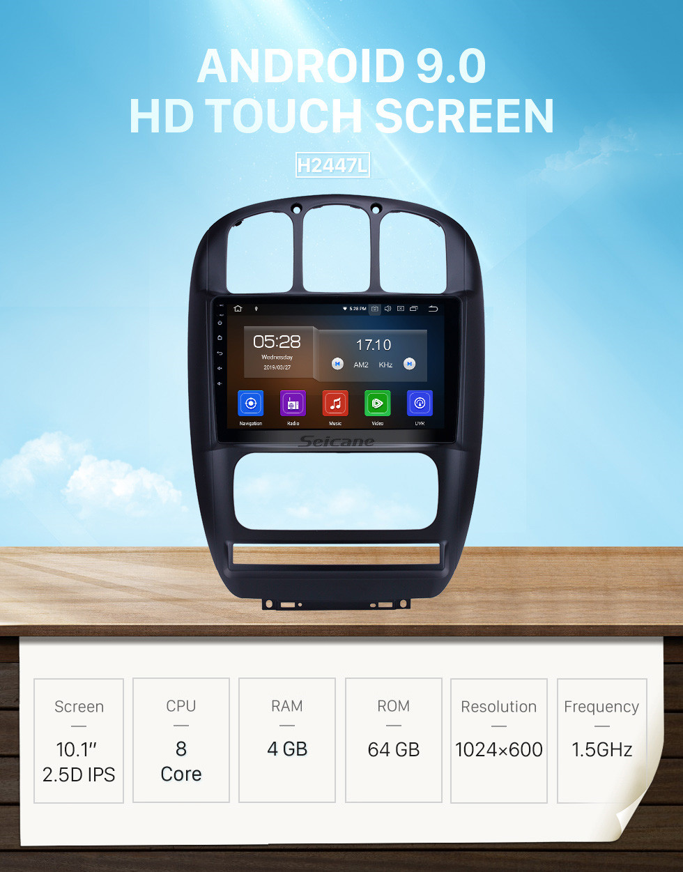 Seicane HD Touchscreen for 2006 2007 2008-2012 Chrysler Pacifica Radio Android 9.0 10.1 inch GPS Navigation System Bluetooth Carplay support DAB+ Seicane HD Touchscreen for 2006 2007 2008-2012 Chrysler Pacifica Radio Android 9.0 10.1 inch GPS Navigation System Bluetooth Carplay support DAB+