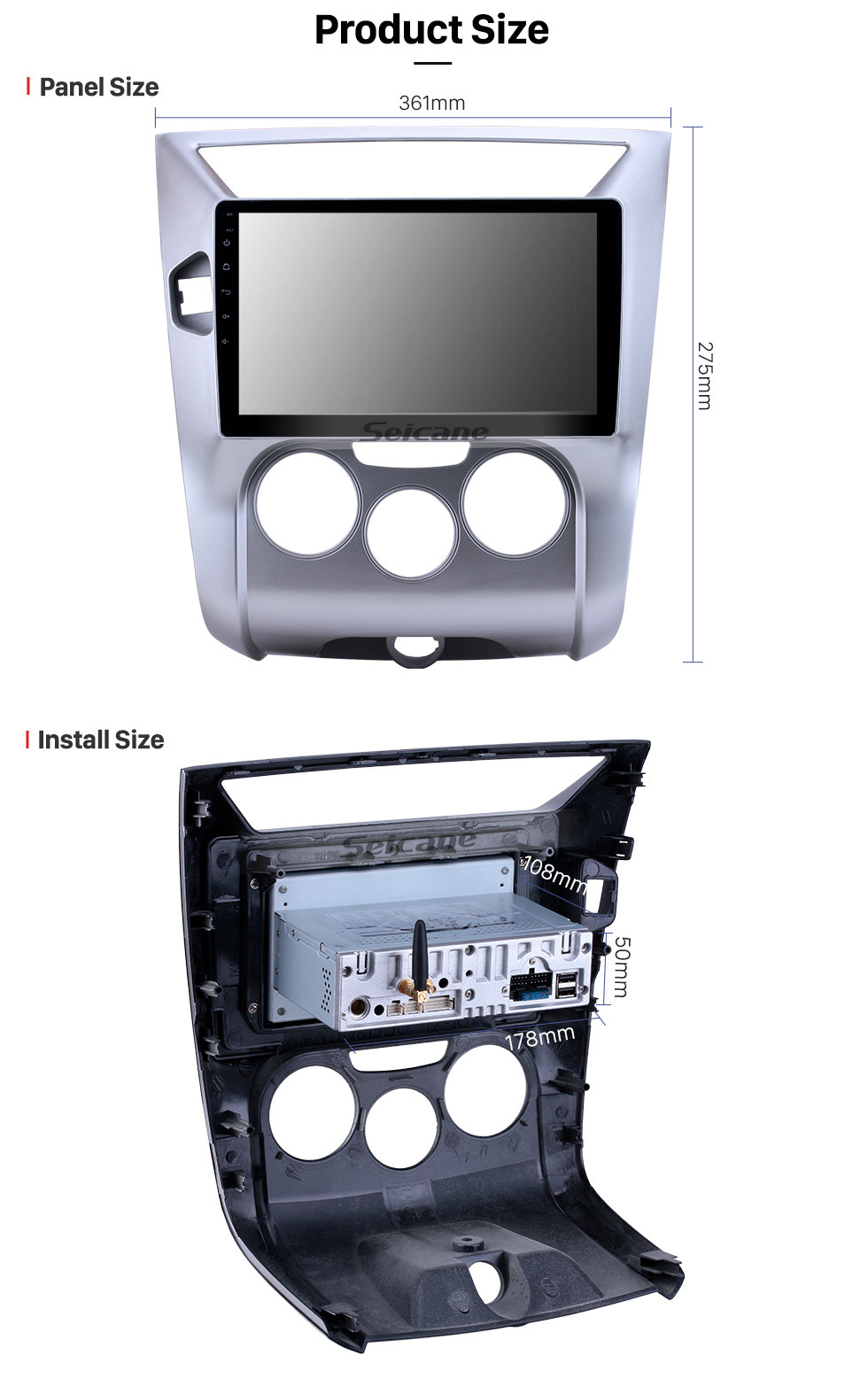 Seicane 10,1 pouces 2012-2016 Venucia D50 / R50 Android 9.0 Navigation Radio Radio WIFI Bluetooth HD Écran tactile Soutien Carplay Miroir Lien Seicane 10,1 pouces 2012-2016 Venucia D50 / R50 Android 9.0 Navigation Radio Radio WIFI Bluetooth HD Écran tactile Soutien Carplay Miroir Lien