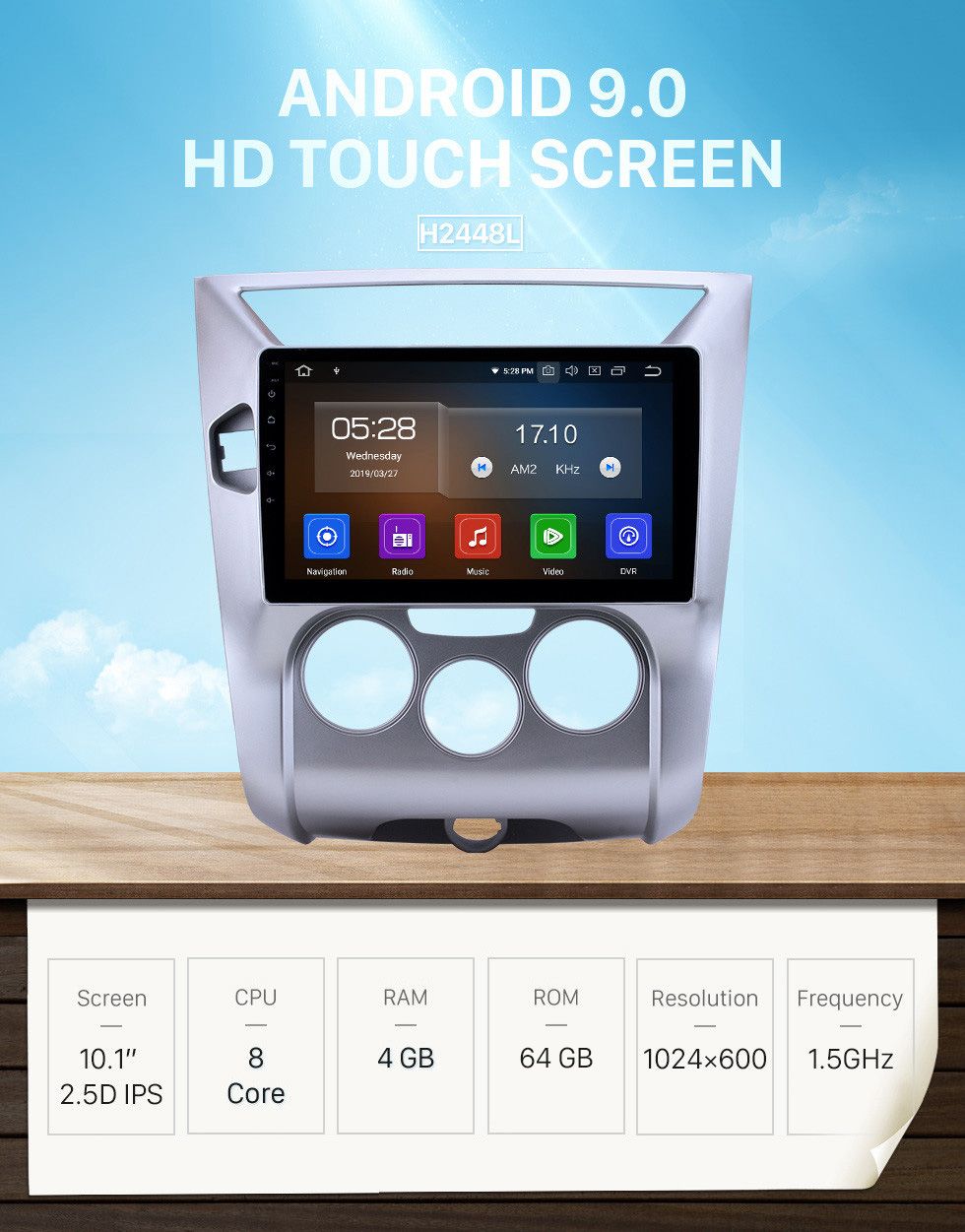 Seicane 10,1 pouces 2012-2016 Venucia D50 / R50 Android 9.0 Navigation Radio Radio WIFI Bluetooth HD Écran tactile Soutien Carplay Miroir Lien Seicane 10,1 pouces 2012-2016 Venucia D50 / R50 Android 9.0 Navigation Radio Radio WIFI Bluetooth HD Écran tactile Soutien Carplay Miroir Lien