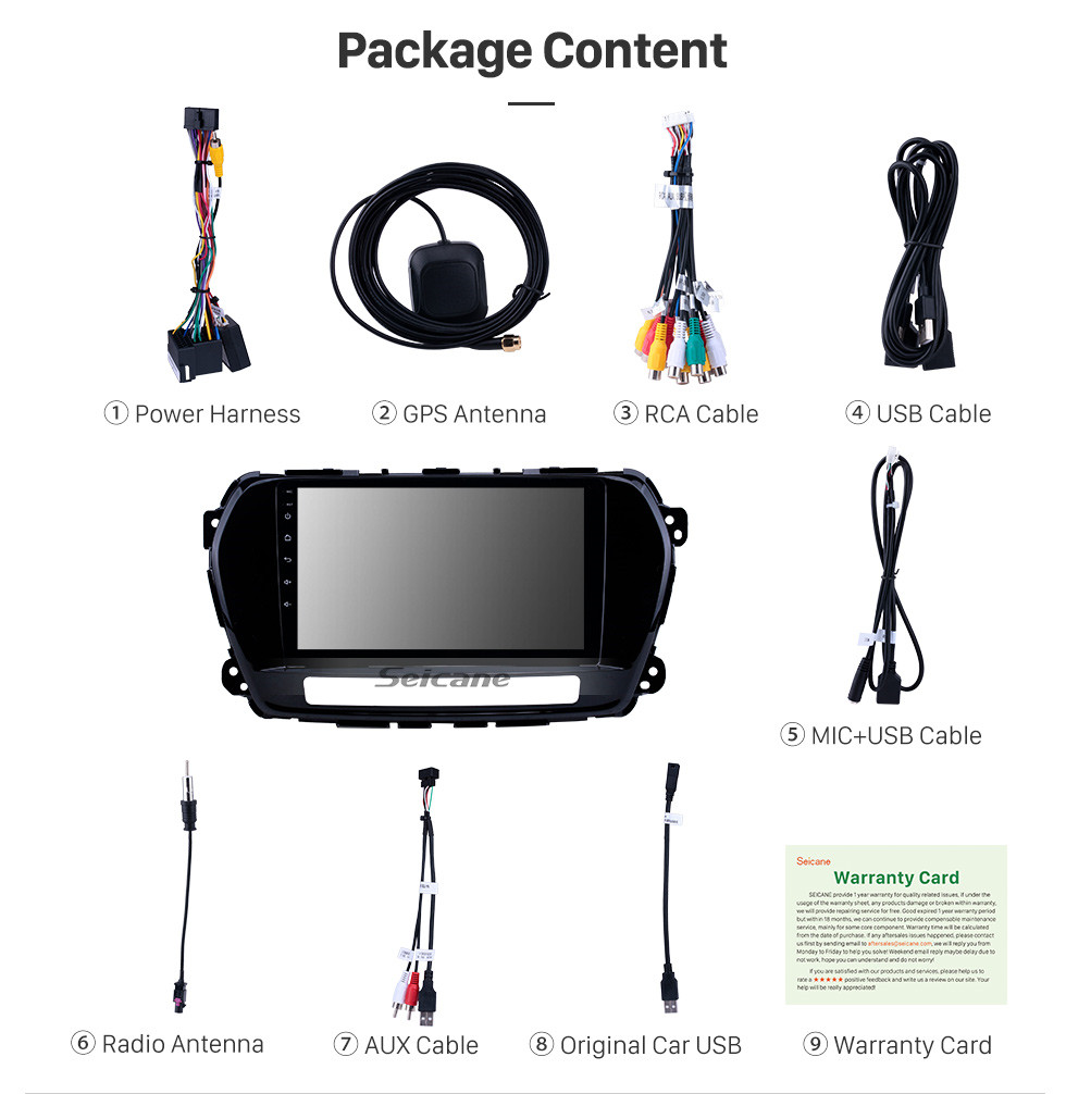 Seicane Pantalla táctil HD 2011-2015 Great Wall Wingle 5 Android 9.0 9 pulgadas Radio de navegación GPS Bluetooth AUX Carplay compatible Cámara trasera Seicane Pantalla táctil HD 2011-2015 Great Wall Wingle 5 Android 9.0 9 pulgadas Radio de navegación GPS Bluetooth AUX Carplay compatible Cámara trasera