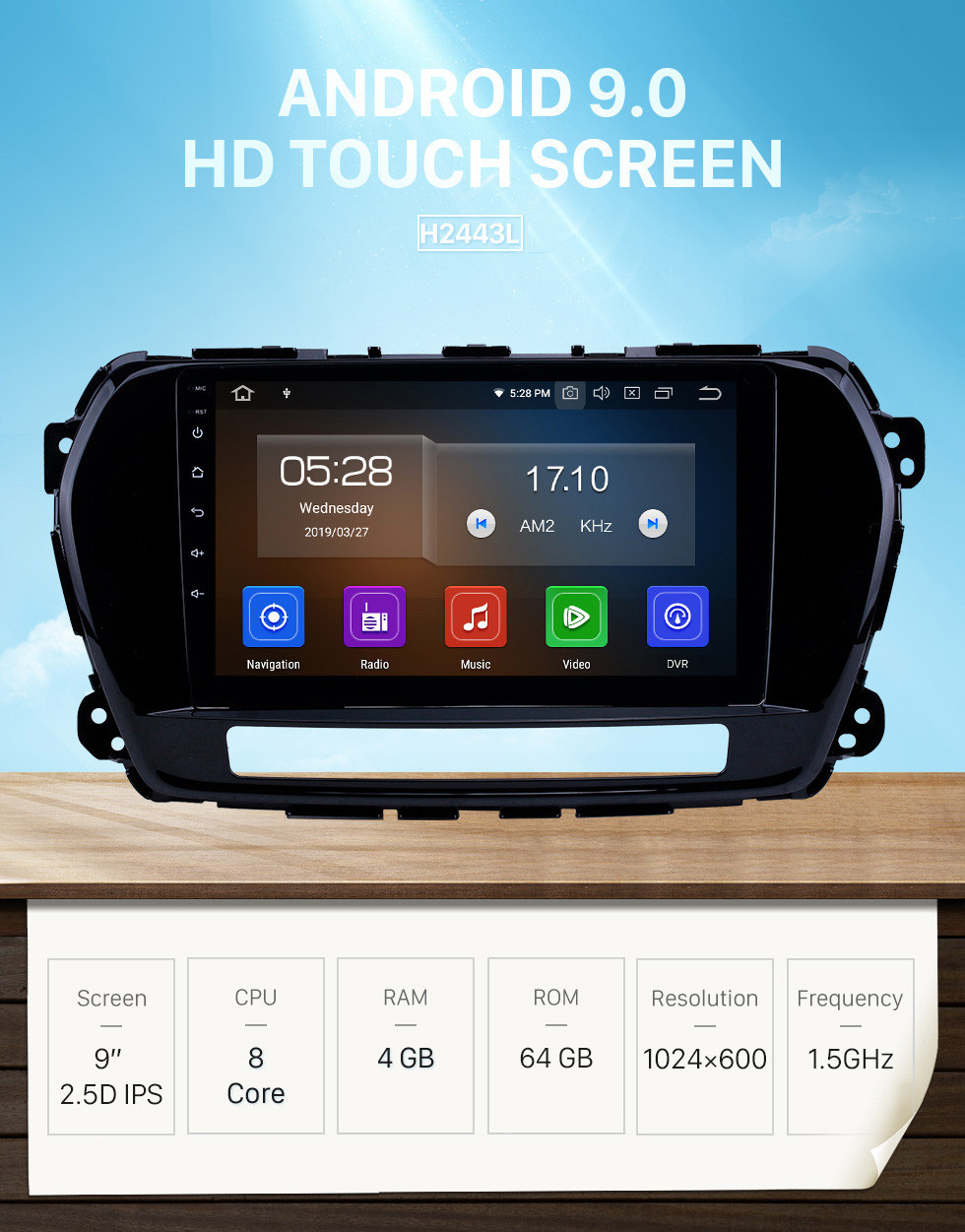 Seicane Pantalla táctil HD 2011-2015 Great Wall Wingle 5 Android 9.0 9 pulgadas Radio de navegación GPS Bluetooth AUX Carplay compatible Cámara trasera Seicane Pantalla táctil HD 2011-2015 Great Wall Wingle 5 Android 9.0 9 pulgadas Radio de navegación GPS Bluetooth AUX Carplay compatible Cámara trasera