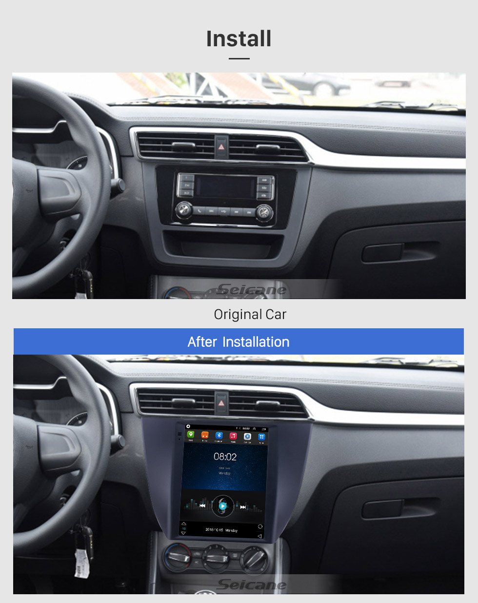 Seicane 2017 MG ZS 9,7 pouces Android 9.1 Radio de navigation GPS avec écran tactile HD Bluetooth WIFI AUX support Carplay caméra de recul Seicane 2017 MG ZS 9,7 pouces Android 9.1 Radio de navigation GPS avec écran tactile HD Bluetooth WIFI AUX support Carplay caméra de recul