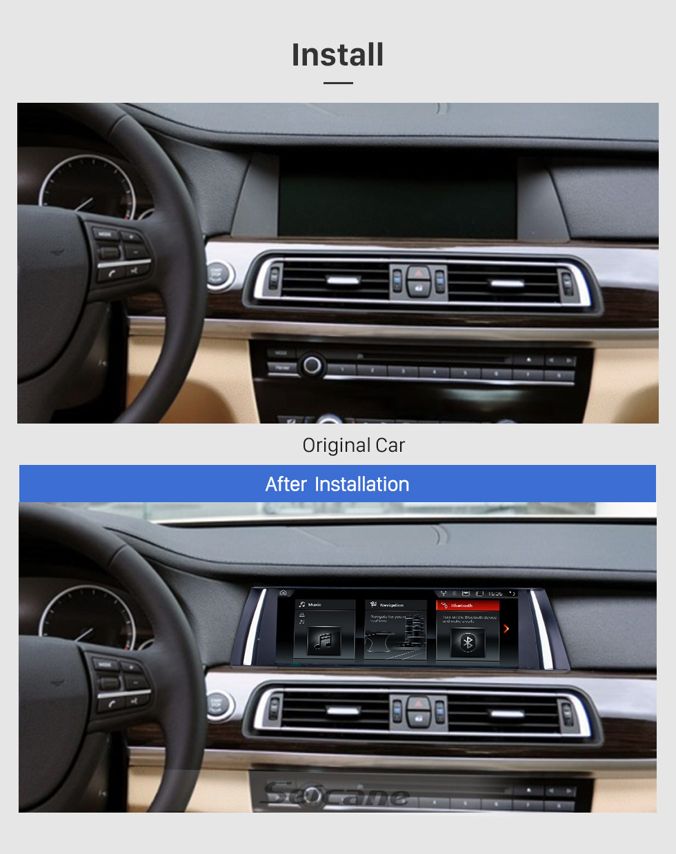 Seicane Android 9.0 10.25 дюймов Для 2009 2010 2011 2012 BMW 7 серии F01 F02 CIC LHD Радио HD Сенсорный экран GPS-навигация с поддержкой Bluetooth Carplay SWC Seicane Android 9.0 10.25 дюймов Для 2009 2010 2011 2012 BMW 7 серии F01 F02 CIC LHD Радио HD Сенсорный экран GPS-навигация с поддержкой Bluetooth Carplay SWC