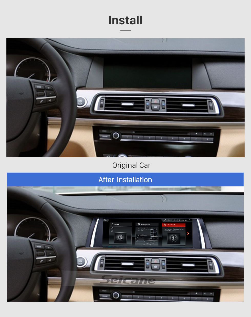 Seicane HD сенсорный экран 10,25 дюйма для 2013 2014 2015 BMW 7 серии F01 F02 NBT LHD Радио Android 9.0 GPS-навигация с поддержкой Bluetooth Carplay TPMS Seicane HD сенсорный экран 10,25 дюйма для 2013 2014 2015 BMW 7 серии F01 F02 NBT LHD Радио Android 9.0 GPS-навигация с поддержкой Bluetooth Carplay TPMS