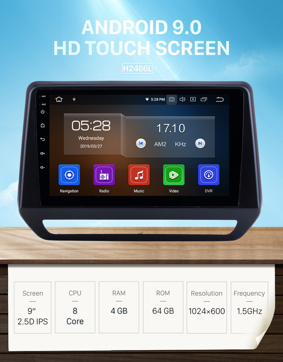 Seicane Android 9.0 для 2019 Renault Triber Radio 9 дюймов GPS-навигация Bluetooth HD с сенсорным экраном USB Carplay поддержка DVR DAB + OBD2 SWC Seicane Android 9.0 для 2019 Renault Triber Radio 9 дюймов GPS-навигация Bluetooth HD с сенсорным экраном USB Carplay поддержка DVR DAB + OBD2 SWC