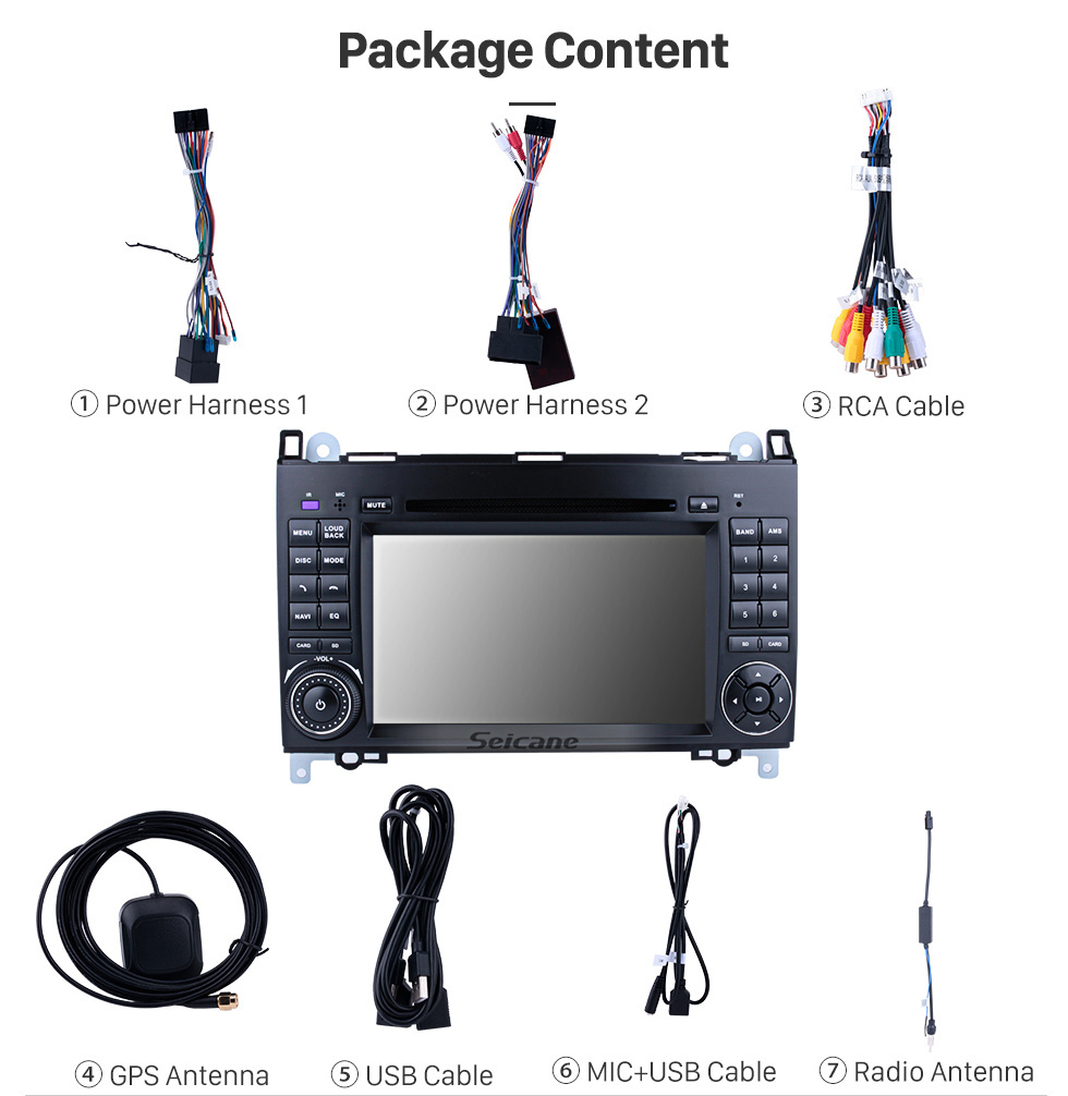 Seicane Android 9.0 7 Inch For 2004-2012 Mercedes Benz B Class W245 B200 C Class W203 S203 C180 C200 CLK Class C209 W209 C208 W208 Radio GPS Navigation HD Touchscreen Bluetooth Support 1080P Video Seicane Android 9.0 7 Inch For 2004-2012 Mercedes Benz B Class W245 B200 C Class W203 S203 C180 C200 CLK Class C209 W209 C208 W208 Radio GPS Navigation HD Touchscreen Bluetooth Support 1080P Video