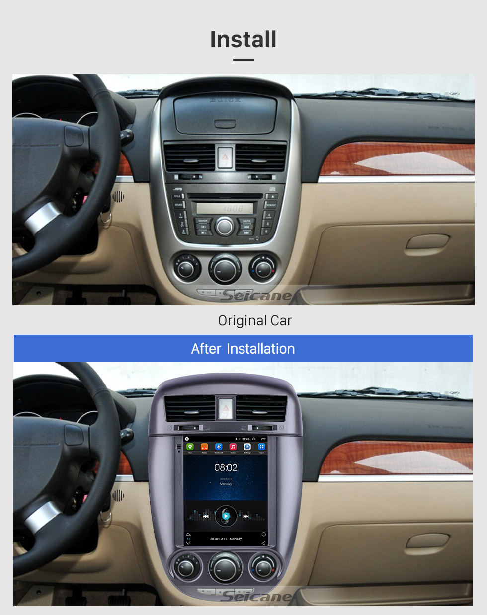 Seicane 9,7 pouces Android 9.1 pour 2008 2009 2010-2015 Buick New Excelle Radio Navigation GPS avec prise en charge de l'écran tactile HD Bluetooth Carplay TPMS Seicane 9,7 pouces Android 9.1 pour 2008 2009 2010-2015 Buick New Excelle Radio Navigation GPS avec prise en charge de l'écran tactile HD Bluetooth Carplay TPMS