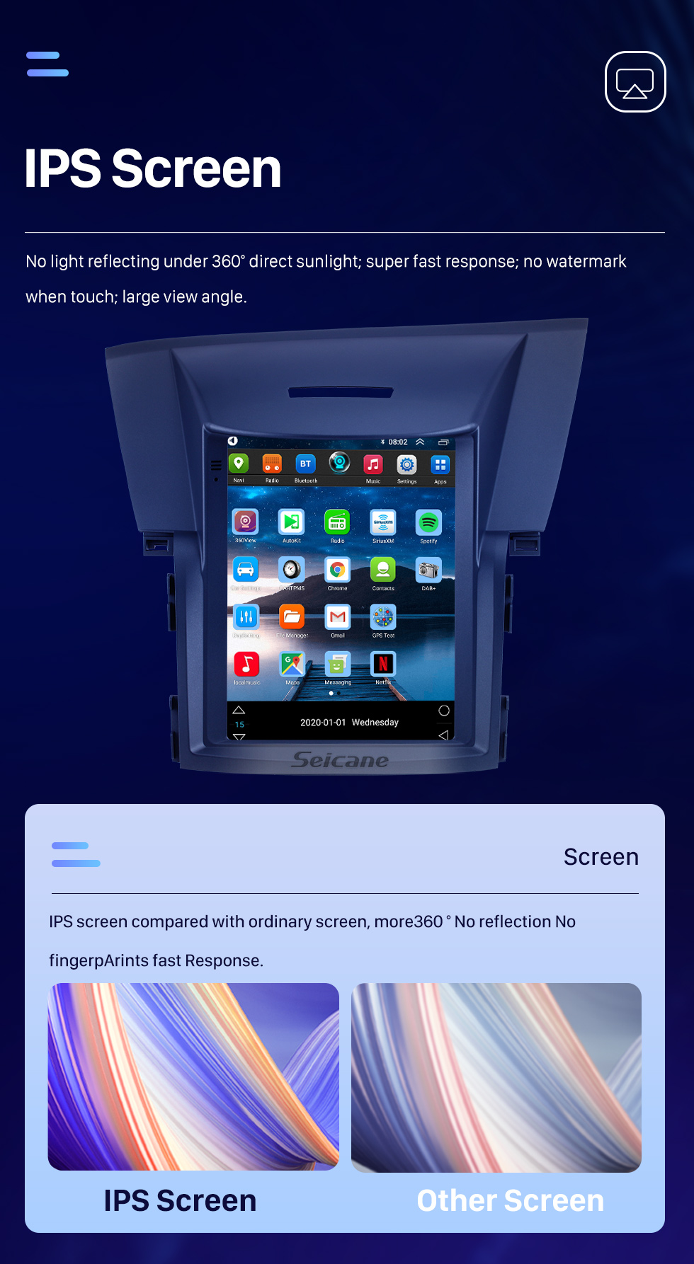 Seicane Android 9.1 9.7 inch for 2012 2013 2014 2015 2016 Honda CRV Radio with HD Touchscreen GPS Navigation System Bluetooth support Carplay TPMS Seicane Android 9.1 9.7 inch for 2012 2013 2014 2015 2016 Honda CRV Radio with HD Touchscreen GPS Navigation System Bluetooth support Carplay TPMS