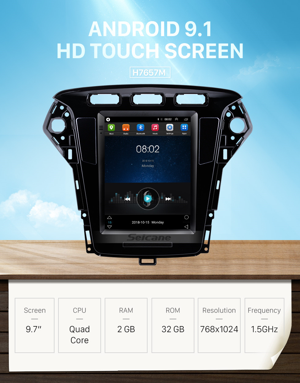 Seicane Android 9.1 9.7 inch for 2011 2012 2013 Ford Mondeo mk4 Radio with GPS Navigation HD Touchscreen Bluetooth support Carplay DVR OBD2 Seicane Android 9.1 9.7 inch for 2011 2012 2013 Ford Mondeo mk4 Radio with GPS Navigation HD Touchscreen Bluetooth support Carplay DVR OBD2