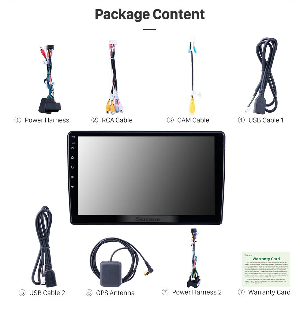 Seicane 10,1 pouces Android 8.1 pour 2002 2003 2004 Radio Mercedes Benz Classe C W203 Radio Navigation avec support HD Bluetooth pour écran tactile Carplay DVR Seicane 10,1 pouces Android 8.1 pour 2002 2003 2004 Radio Mercedes Benz Classe C W203 Radio Navigation avec support HD Bluetooth pour écran tactile Carplay DVR