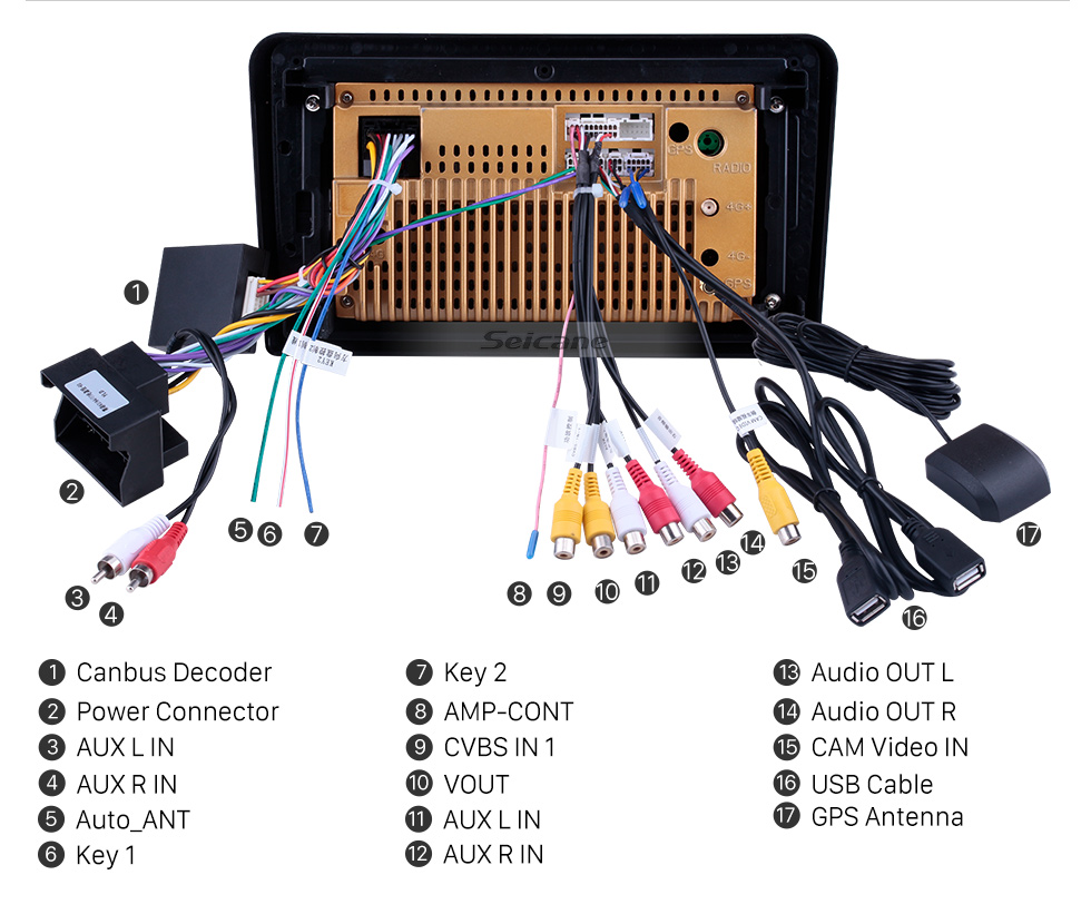 Seicane Android 8.1 9 pulgadas para 2008 2009 2010 2011 2012 Audi A3 Radio HD Pantalla táctil Navegación GPS con Bluetooth Soporte AUX Carplay DVR Seicane Android 8.1 9 pulgadas para 2008 2009 2010 2011 2012 Audi A3 Radio HD Pantalla táctil Navegación GPS con Bluetooth Soporte AUX Carplay DVR
