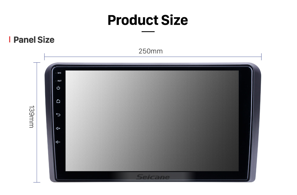 Seicane Android 8.1 9 pulgadas para 2008 2009 2010 2011 2012 Audi A3 Radio HD Pantalla táctil Navegación GPS con Bluetooth Soporte AUX Carplay DVR Seicane Android 8.1 9 pulgadas para 2008 2009 2010 2011 2012 Audi A3 Radio HD Pantalla táctil Navegación GPS con Bluetooth Soporte AUX Carplay DVR