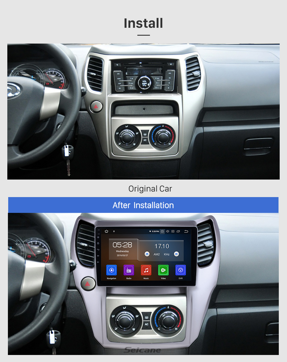 Seicane Para 2012 2013 Great Wall M4 Radio 10.1 pulgadas Android 9.0 HD Pantalla táctil Bluetooth con navegación GPS Carplay support SWC Seicane Para 2012 2013 Great Wall M4 Radio 10.1 pulgadas Android 9.0 HD Pantalla táctil Bluetooth con navegación GPS Carplay support SWC