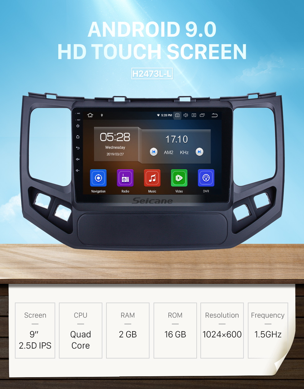 Seicane Android 9.0 für 2009 2010 Geely King Kong Radio 9 Zoll GPS Navigationssystem mit HD Touchscreen Carplay Bluetooth Unterstützung Digital TV Seicane Android 9.0 für 2009 2010 Geely King Kong Radio 9 Zoll GPS Navigationssystem mit HD Touchscreen Carplay Bluetooth Unterstützung Digital TV