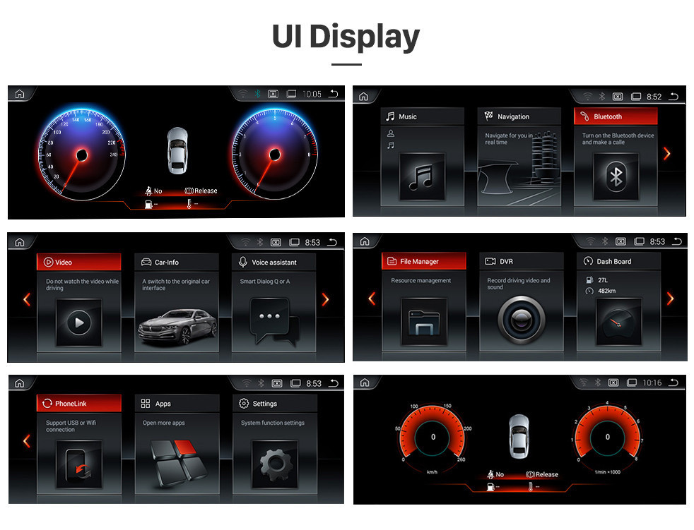Seicane Для BMW X5 E70 / X6 E71 (2011-2014) CIC Radio 10,25-дюймовый Android 9.0 HD с сенсорным экраном GPS-навигация с поддержкой Bluetooth Carplay OBD2 Seicane Для BMW X5 E70 / X6 E71 (2011-2014) CIC Radio 10,25-дюймовый Android 9.0 HD с сенсорным экраном GPS-навигация с поддержкой Bluetooth Carplay OBD2