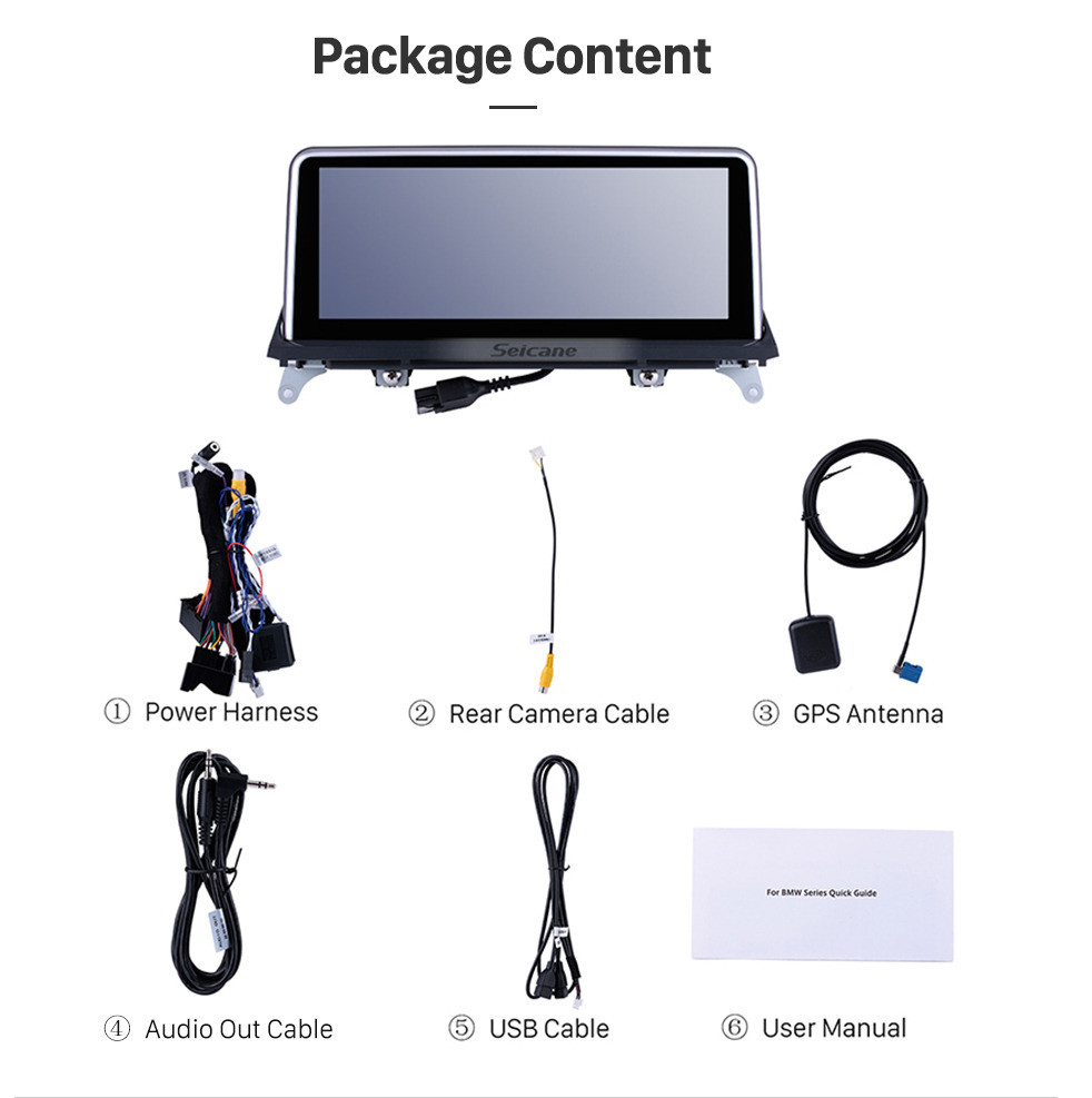 Seicane Для BMW X5 E70 / X6 E71 (2011-2014) CIC Radio 10,25-дюймовый Android 9.0 HD с сенсорным экраном GPS-навигация с поддержкой Bluetooth Carplay OBD2 Seicane Для BMW X5 E70 / X6 E71 (2011-2014) CIC Radio 10,25-дюймовый Android 9.0 HD с сенсорным экраном GPS-навигация с поддержкой Bluetooth Carplay OBD2