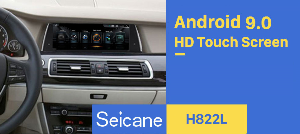 Seicane Android 9,0 10,25 дюйма для BMW 5 серии F07 GT (2011-2012) CIC Radio HD Сенсорный GPS-навигатор с поддержкой Bluetooth Carplay DVR Seicane Android 9,0 10,25 дюйма для BMW 5 серии F07 GT (2011-2012) CIC Radio HD Сенсорный GPS-навигатор с поддержкой Bluetooth Carplay DVR
