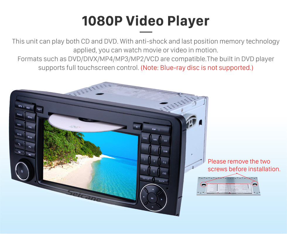 Seicane 7 inch Android 9.0 for 2006 2007 2008-2013 Mercedes Benz R Class W251 R280 R300 R320 R350 R500 R63 Radio GPS Navigation with HD Touchscreen Carplay Bluetooth support DVR Seicane 7 inch Android 9.0 for 2006 2007 2008-2013 Mercedes Benz R Class W251 R280 R300 R320 R350 R500 R63 Radio GPS Navigation with HD Touchscreen Carplay Bluetooth support DVR