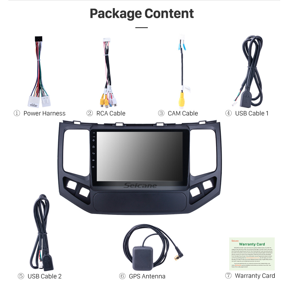 Seicane Écran tactile HD 9 pouces pour 2009 2010 Système de navigation GPS Geely King Kong Radio Android 8.1 avec prise en charge Bluetooth Carplay DAB + Seicane Écran tactile HD 9 pouces pour 2009 2010 Système de navigation GPS Geely King Kong Radio Android 8.1 avec prise en charge Bluetooth Carplay DAB +