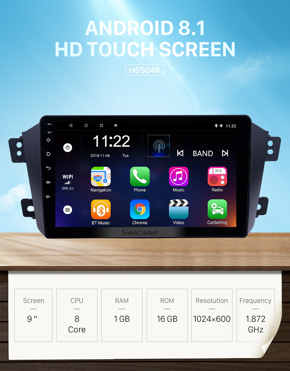 Seicane 9-Zoll-Android 8.1 2013 2014 2016 2016 2016 Ford-Radio-GPS-Navigationssystem mit HD-Unterstützung 3G-WIFI-Unterstützungsunterstützungskamera-TPMS-Lenkradsteuerspiegelverbindung OBD2 DVR Seicane 9-Zoll-Android 8.1 2013 2014 2016 2016 2016 Ford-Radio-GPS-Navigationssystem mit HD-Unterstützung 3G-WIFI-Unterstützungsunterstützungskamera-TPMS-Lenkradsteuerspiegelverbindung OBD2 DVR