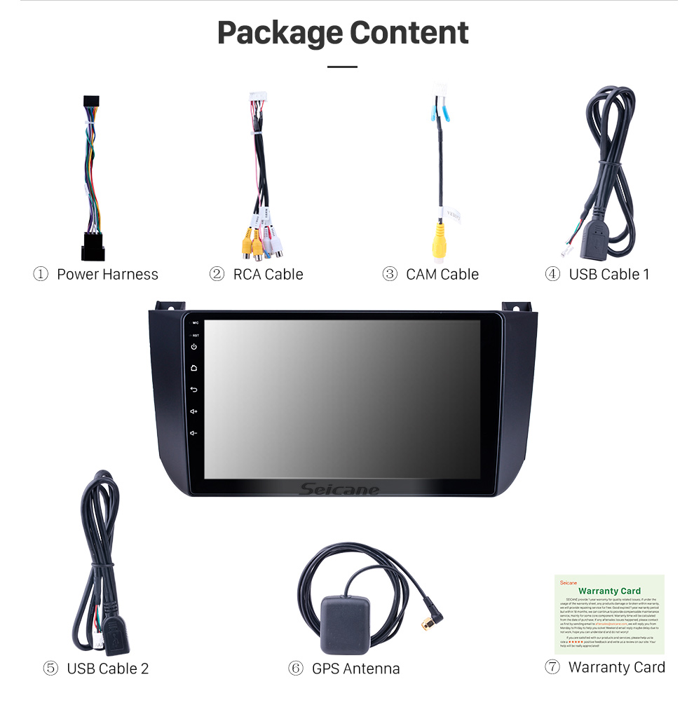 Seicane Écran tactile HD 9 pouces pour 2009 2010 2011 2012 Radio Changan Alsvin V5 Android 8.1 Système de navigation GPS avec prise en charge Bluetooth Carplay DAB + Seicane Écran tactile HD 9 pouces pour 2009 2010 2011 2012 Radio Changan Alsvin V5 Android 8.1 Système de navigation GPS avec prise en charge Bluetooth Carplay DAB +