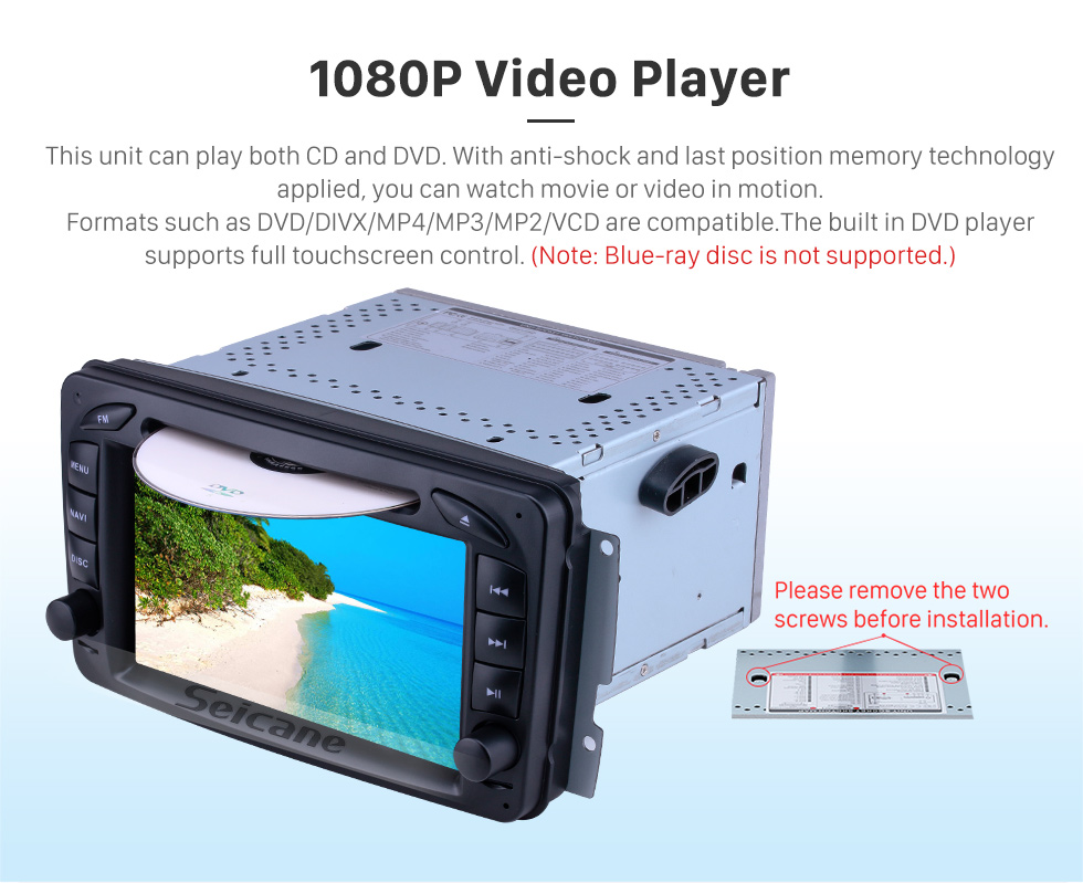 Seicane OEM 7 inch Android 9.0 for 1998 1999 2000-2006 Mercedes Benz CLK-Class W209/G-Class W463 Radio Bluetooth HD Touchscreen GPS Navigation System support Carplay Seicane OEM 7 inch Android 9.0 for 1998 1999 2000-2006 Mercedes Benz CLK-Class W209/G-Class W463 Radio Bluetooth HD Touchscreen GPS Navigation System support Carplay