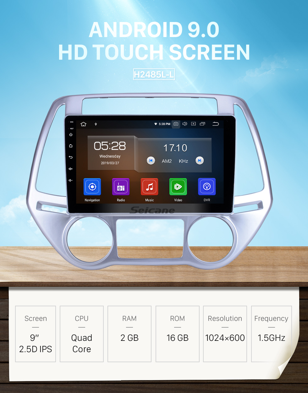Seicane For 2012 2013 2014 Hyundai i20 Auto A/C Radio 9 inch Android 9.0 HD Touchscreen Bluetooth with GPS Navigation System Carplay support 1080P Seicane For 2012 2013 2014 Hyundai i20 Auto A/C Radio 9 inch Android 9.0 HD Touchscreen Bluetooth with GPS Navigation System Carplay support 1080P