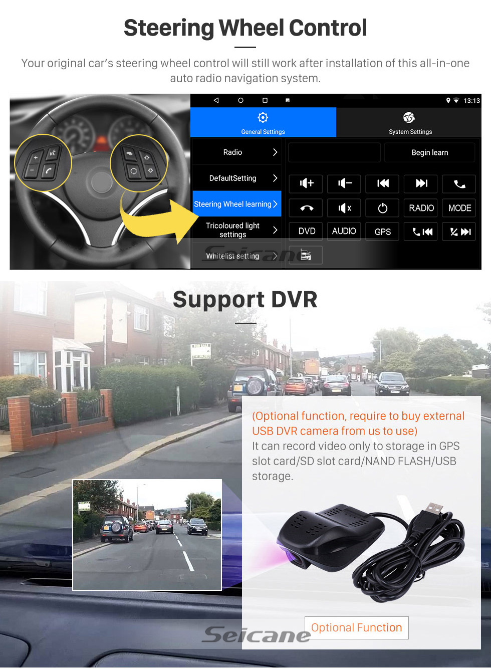 Seicane 10,1 Zoll Android 8.1 für 2010 2011 2012-2015 Mercedes Benz Vito Radio Bluetooth HD Touchscreen GPS-Navigationssystem Unterstützung Carplay TPMS Seicane 10,1 Zoll Android 8.1 für 2010 2011 2012-2015 Mercedes Benz Vito Radio Bluetooth HD Touchscreen GPS-Navigationssystem Unterstützung Carplay TPMS