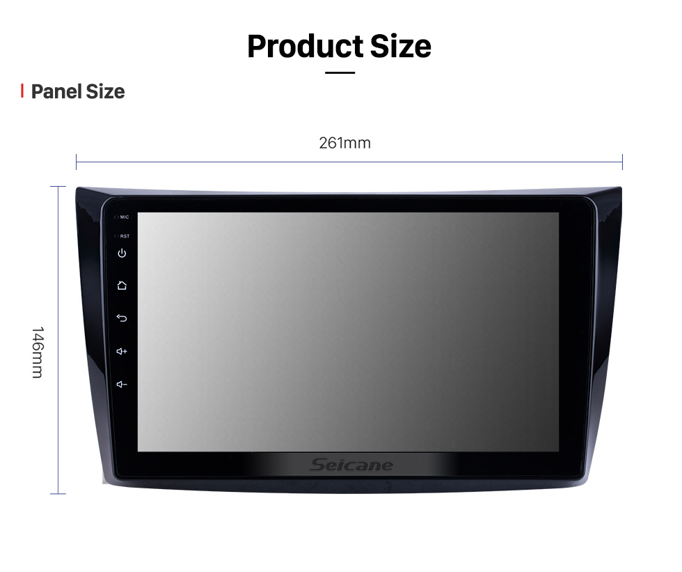 Seicane Para 2011 Changan Alsvin V3 Radio 9 pulgadas Android 8.1 HD Pantalla táctil Sistema de navegación GPS con soporte Bluetooth Carplay SWC Seicane Para 2011 Changan Alsvin V3 Radio 9 pulgadas Android 8.1 HD Pantalla táctil Sistema de navegación GPS con soporte Bluetooth Carplay SWC