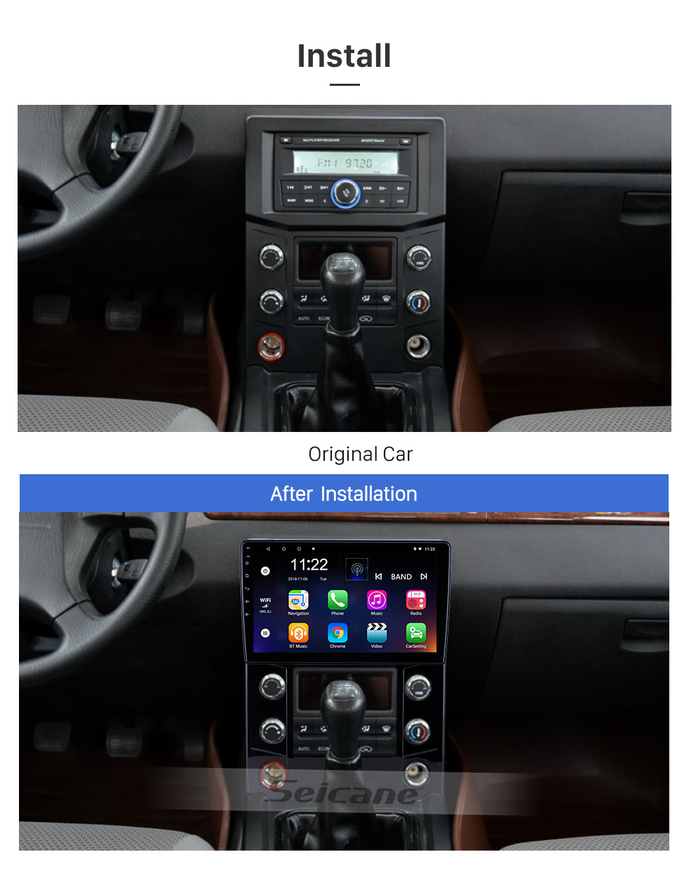 Seicane OEM 10,1-дюймовый Android 8.1 для 2015 JDMC T5 Радио Bluetooth WIFI HD с сенсорным экраном GPS-навигация Поддержка системы Carplay камера заднего вида Seicane OEM 10,1-дюймовый Android 8.1 для 2015 JDMC T5 Радио Bluetooth WIFI HD с сенсорным экраном GPS-навигация Поддержка системы Carplay камера заднего вида