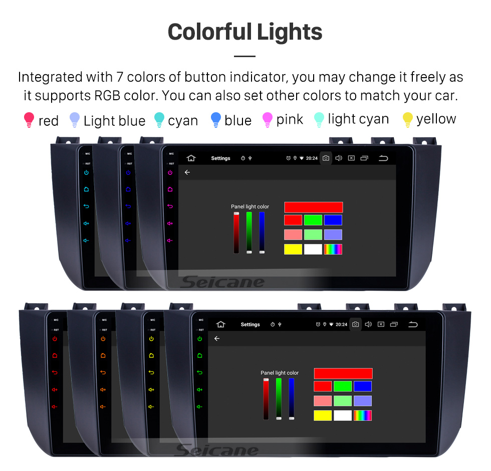 Seicane OEM 9 pouces Android 9.0 pour 2009 2010 2011 2012 Changan Alsvin V5 Radio Bluetooth HD Système de navigation GPS à écran tactile Carplay support DVR Seicane OEM 9 pouces Android 9.0 pour 2009 2010 2011 2012 Changan Alsvin V5 Radio Bluetooth HD Système de navigation GPS à écran tactile Carplay support DVR