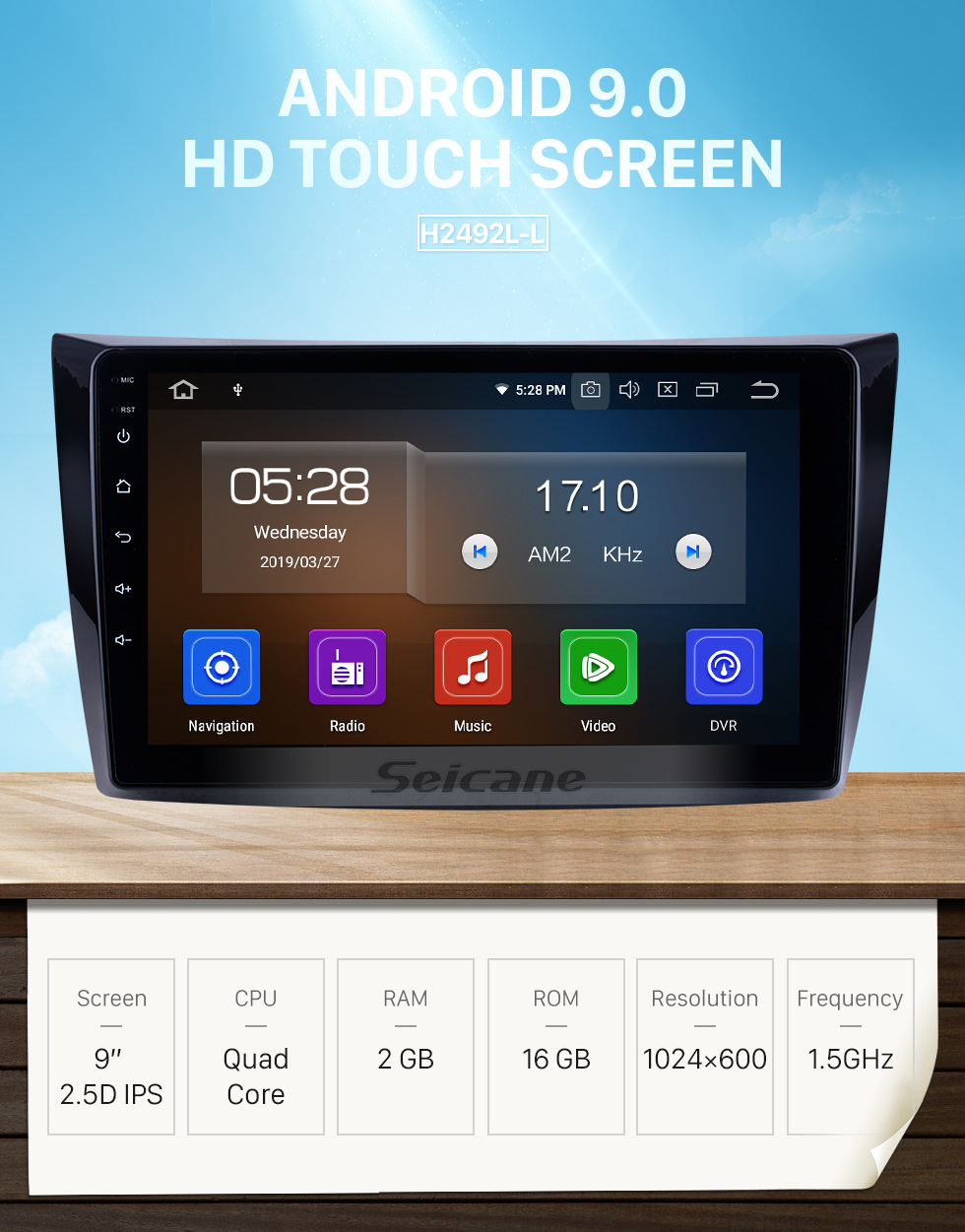 Seicane 9 polegadas Para 2011 Changan Alsvin V3 Rádio Android 9.0 Sistema de Navegação GPS Bluetooth HD Touchscreen Carplay suporte OBD2 DAB + Seicane 9 polegadas Para 2011 Changan Alsvin V3 Rádio Android 9.0 Sistema de Navegação GPS Bluetooth HD Touchscreen Carplay suporte OBD2 DAB +