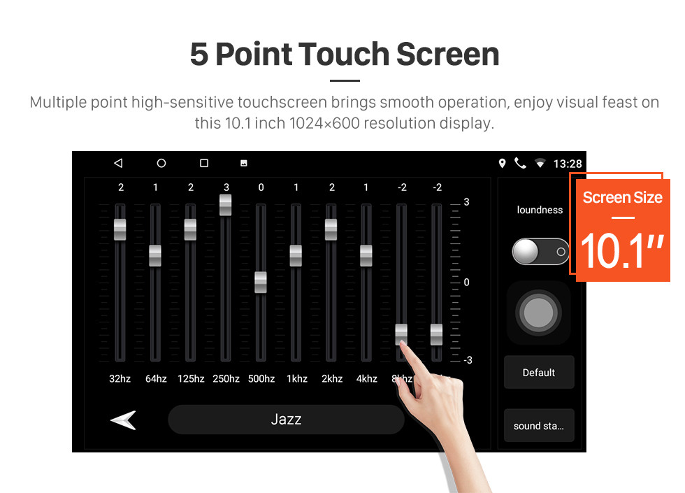 Seicane HD Touch Screen 10.1 inch Android 13.0 for 2013 2014 2015 VW Volkswagen Golf 7 GPS Navigation Radio with WIFI Bluetooth support Rear Camera 1080P