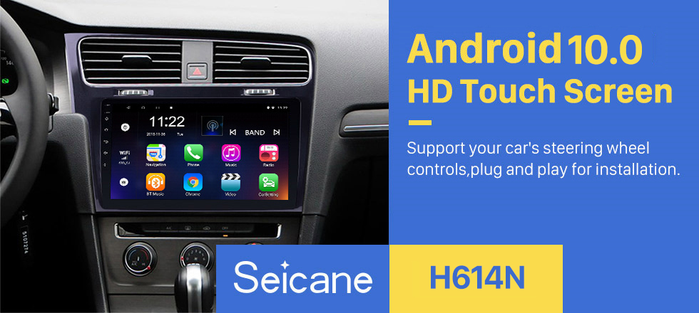 Seicane 10.1 inch 1024*600 HD Touch Screen Android 10.0 Radio for 2013 2014 2015 VW Volkswagen Golf 7 GPS Navigation system with 3G WIFI Bluetooth Music USB Mirror Link RearView Camera 1080P Video OBD2 Seicane 10.1 inch 1024*600 HD Touch Screen Android 10.0 Radio for 2013 2014 2015 VW Volkswagen Golf 7 GPS Navigation system with 3G WIFI Bluetooth Music USB Mirror Link RearView Camera 1080P Video OBD2