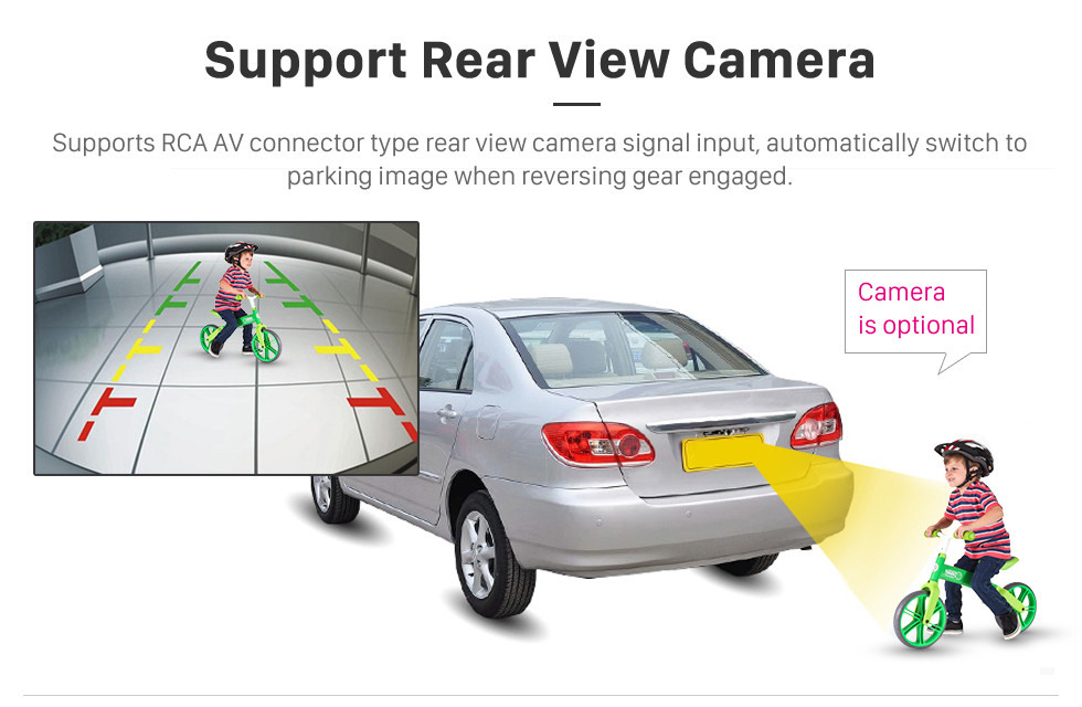 Seicane 9 pouces 2010-2015 VW Volkswagen Tiguan Android 10.0 HD 1024 * 600 Radio à écran tactile avec GPS Navi Bluetooth USB 3G WIFI 1080p caméra de vision arrière au volant