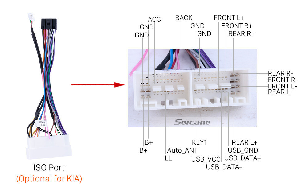 Seicane 10,1-дюймовый сенсорный экран HD 1024 * 600 HD Android 10.0 Универсальная GPS-навигация Bluetooth Автомобильная аудиосистема Поддержка Mirror Link 3G WiFi Резервная камера DVR DAB + Управление рулевым колесом