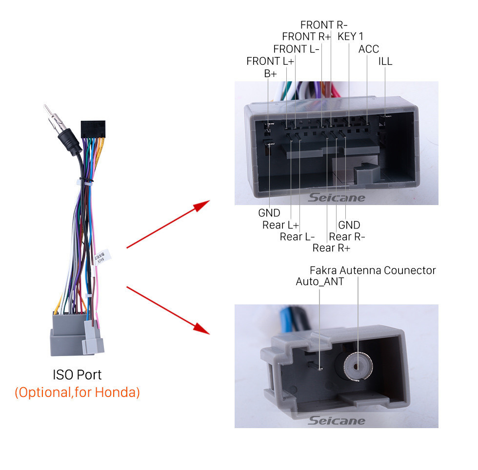 Seicane Android 10.0 9 pouces Universal Radio Système de navigation GPS Bluetooth Téléphone WIFI Lecteur multimédia Support 1080P Vidéo USB Contrôle du volant Lien miroir