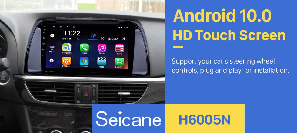 Seicane Android 10.0 9 Zoll 2012-2015 Mazda CX-5 HD Touchscreen GPS Navigationsradio mit WIFI Bluetooth Musik USB Unterstützung Carplay OBD2 AUX Backup Kamera Seicane Android 10.0 9 Zoll 2012-2015 Mazda CX-5 HD Touchscreen GPS Navigationsradio mit WIFI Bluetooth Musik USB Unterstützung Carplay OBD2 AUX Backup Kamera