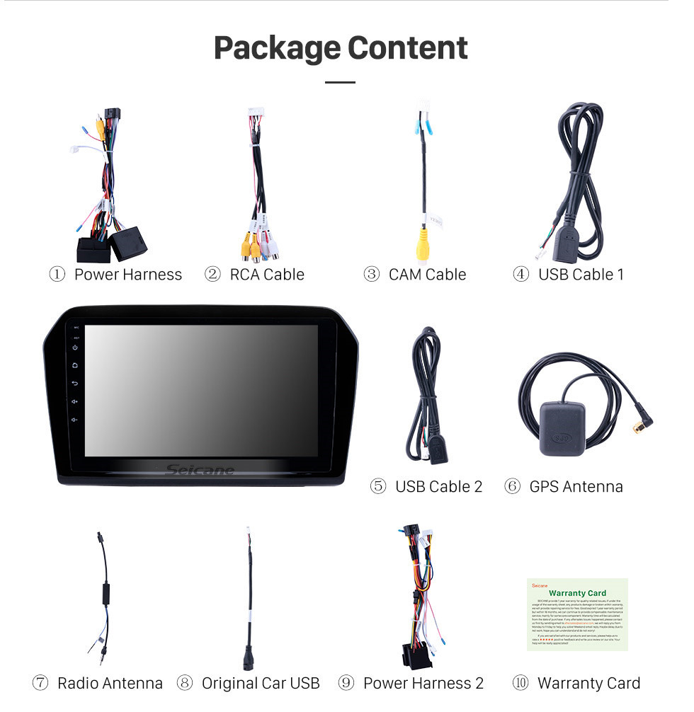 Seicane 9 inch 2012-2015 VW Volkswagen Jetta HD touchscreen Android 10.0 GPS Navigation System Bluetooth Support FM/AM/RDS Radio Carplay WIFI OBD II Seicane 9 inch 2012-2015 VW Volkswagen Jetta HD touchscreen Android 10.0 GPS Navigation System Bluetooth Support FM/AM/RDS Radio Carplay WIFI OBD II