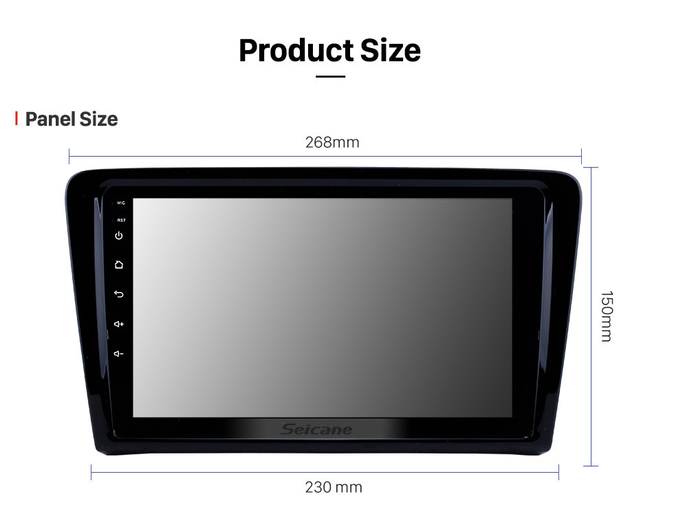 Seicane 9 pouces 2012 2013 2014 2015 Volkswagen Santana Android 10.0 GPS Navi auto stéréo HD écran tactile Bluetooth Assistance 3G WIFI DVR