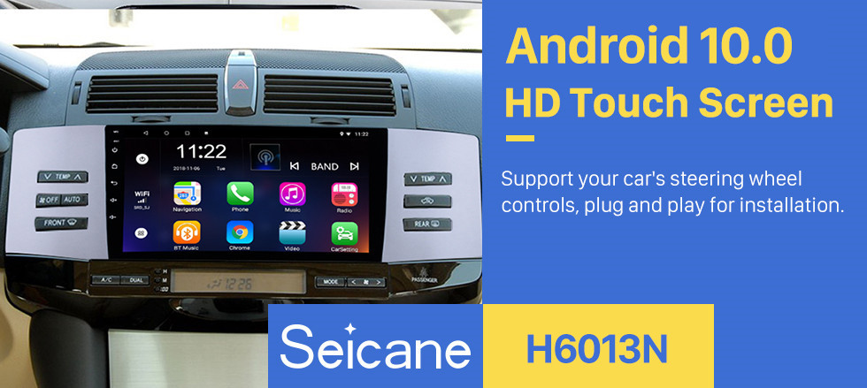 Seicane 9 Inch Android 10.0 2005-2009 Toyota Old REIZ HD Touchscreen GPS Navigation System Head Unit Support 3G WiFi Bluetooth TPMS DVR OBD II Rear View camera AUX Video Seicane 9 Inch Android 10.0 2005-2009 Toyota Old REIZ HD Touchscreen GPS Navigation System Head Unit Support 3G WiFi Bluetooth TPMS DVR OBD II Rear View camera AUX Video