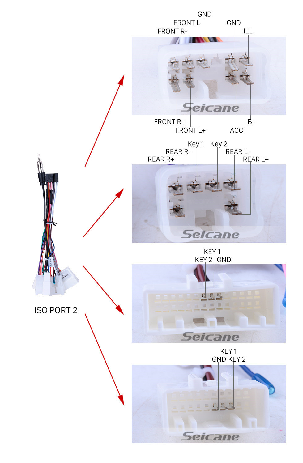 Seicane 9-дюймовый Android 10.0 2005-2009 Toyota Old REIZ HD с сенсорным экраном GPS-навигатор Головное устройство Поддержка 3G WiFi Bluetooth TPMS DVR OBD II Камера заднего вида AUX Video